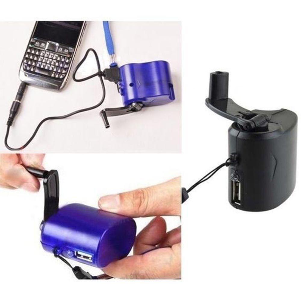 Glenes Sạc Điện Thoại / Máy Tính Bảng MP4 Cổng USB Bằng Tay Quay Dynamo Thủ Công Dùng Ngoài Trời