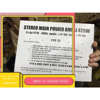 Bo công suất 12 sò 420W
