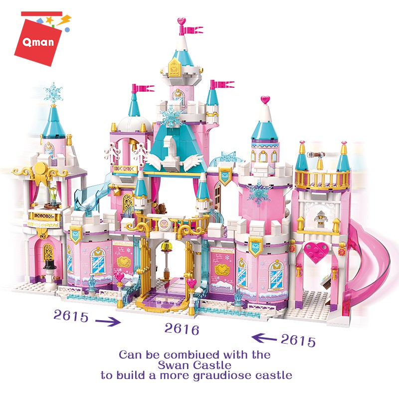Đồ chơi xếp hình Qman 2616 - Lâu đài tuyết
