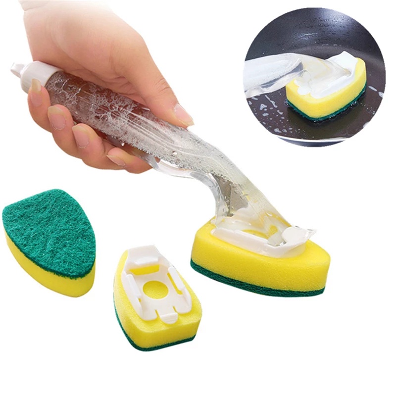 Bàn chải vệ sinh nhà bếp có tay cầm dài đa năng tiện dụng