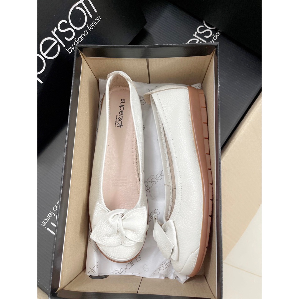 Giày Búp Bê Supersoft Mũi Tròn - Giày Nữ Phối Nơ