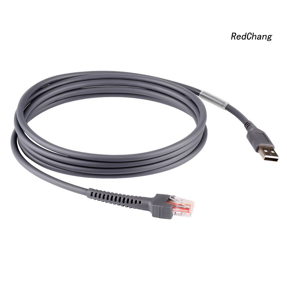 -SPQ- 1.8m High Speed USB 2.0 A Male to RJ45 Cable for Symbol Barcode Scanner LS2208