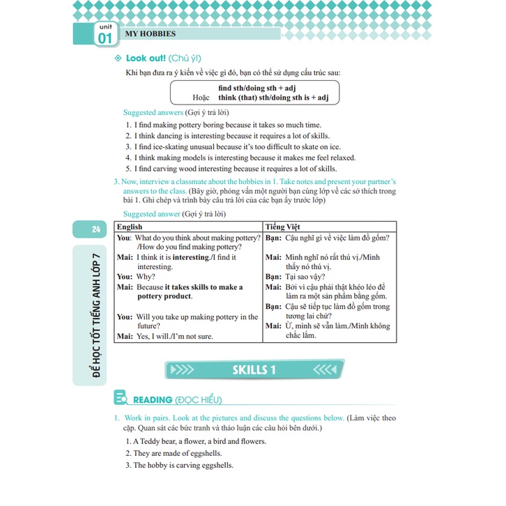 Sách-Để học tốt tiếng Anh lớp 7