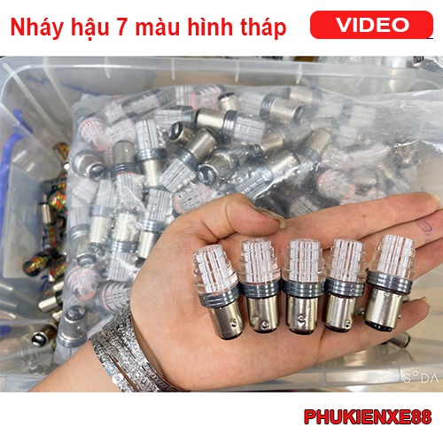 Nháy hậu 7 màu hình tháp siêu sáng siêu bền