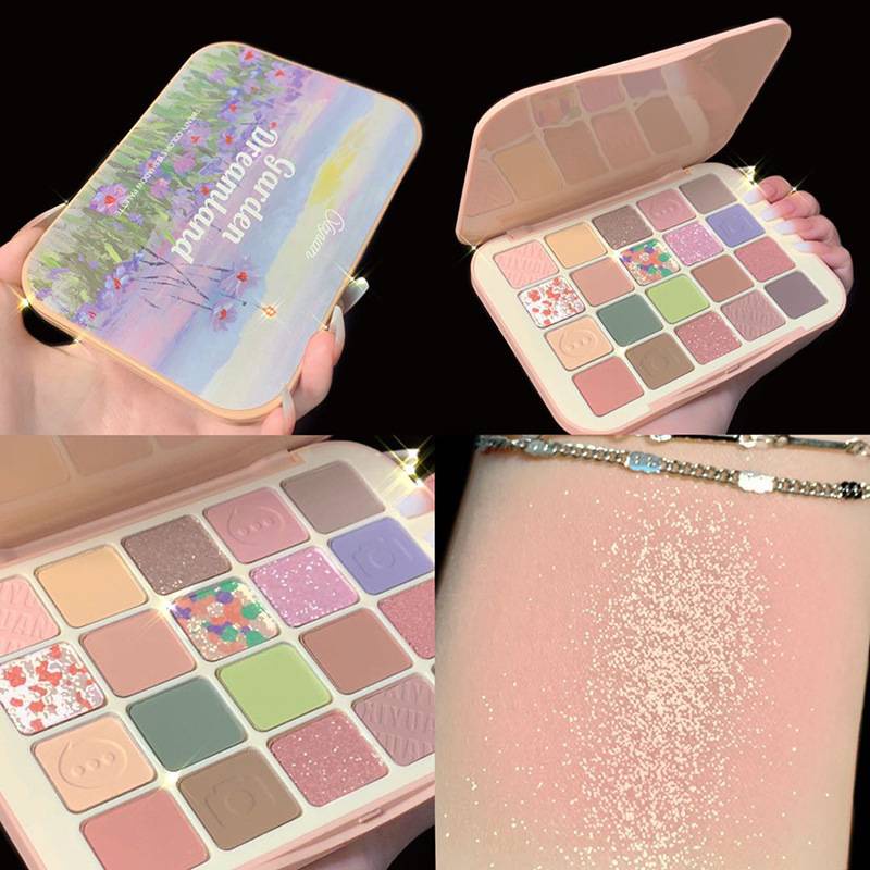 [Hàng mới về] Bảng Phấn Mắt 20 Màu Sắc Hiệu Ứng Ngọc Trai Lấp Lánh Chống Thấm Nước Lâu Trôi | BigBuy360 - bigbuy360.vn