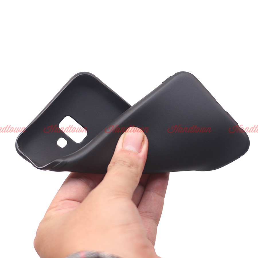 Ốp Lưng Samsung Galaxy J6 + Silicone Cao Cấp Dẻo Nhám Chống Trầy