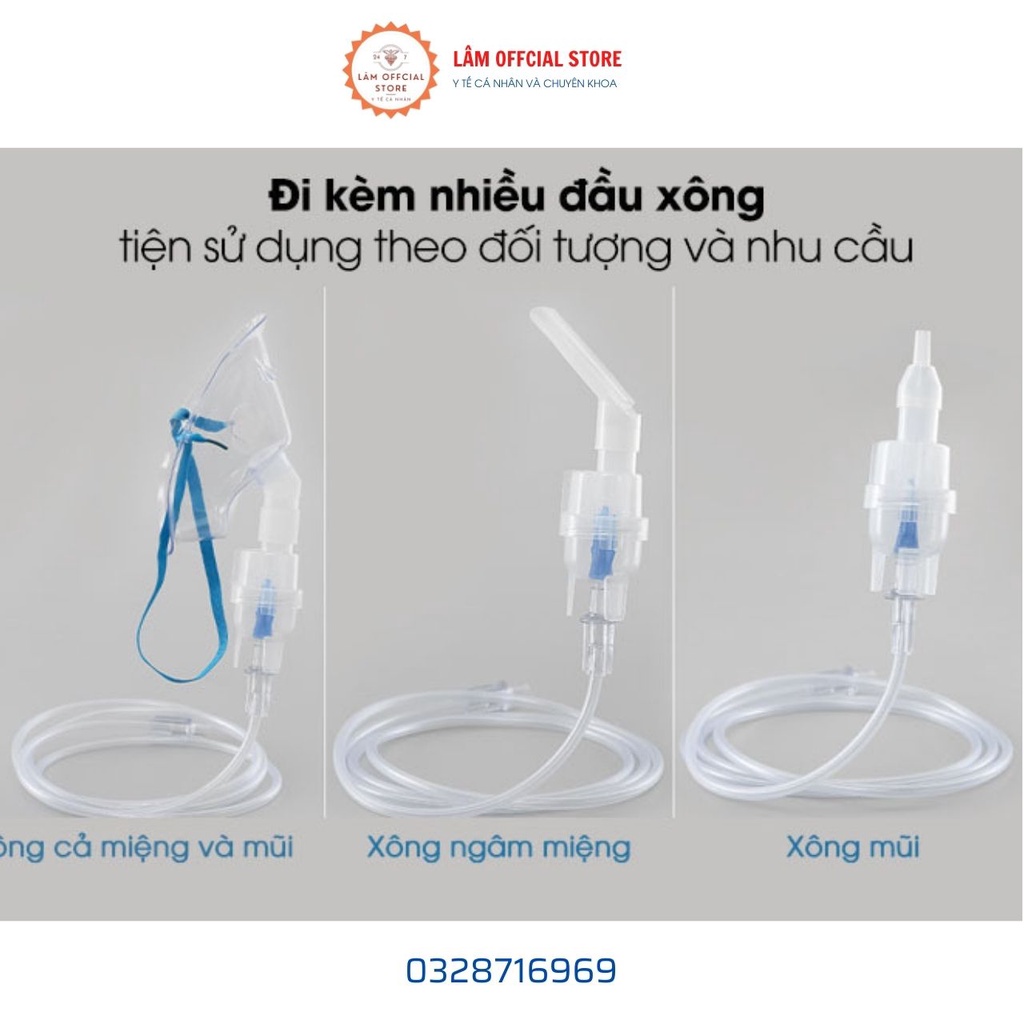 Bộ phụ kiện dành máy xông mũi họng, xong khí dung siêu âm MICROLIFE NEB200