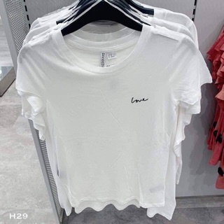 Áo H&M auth thêu chữ Love