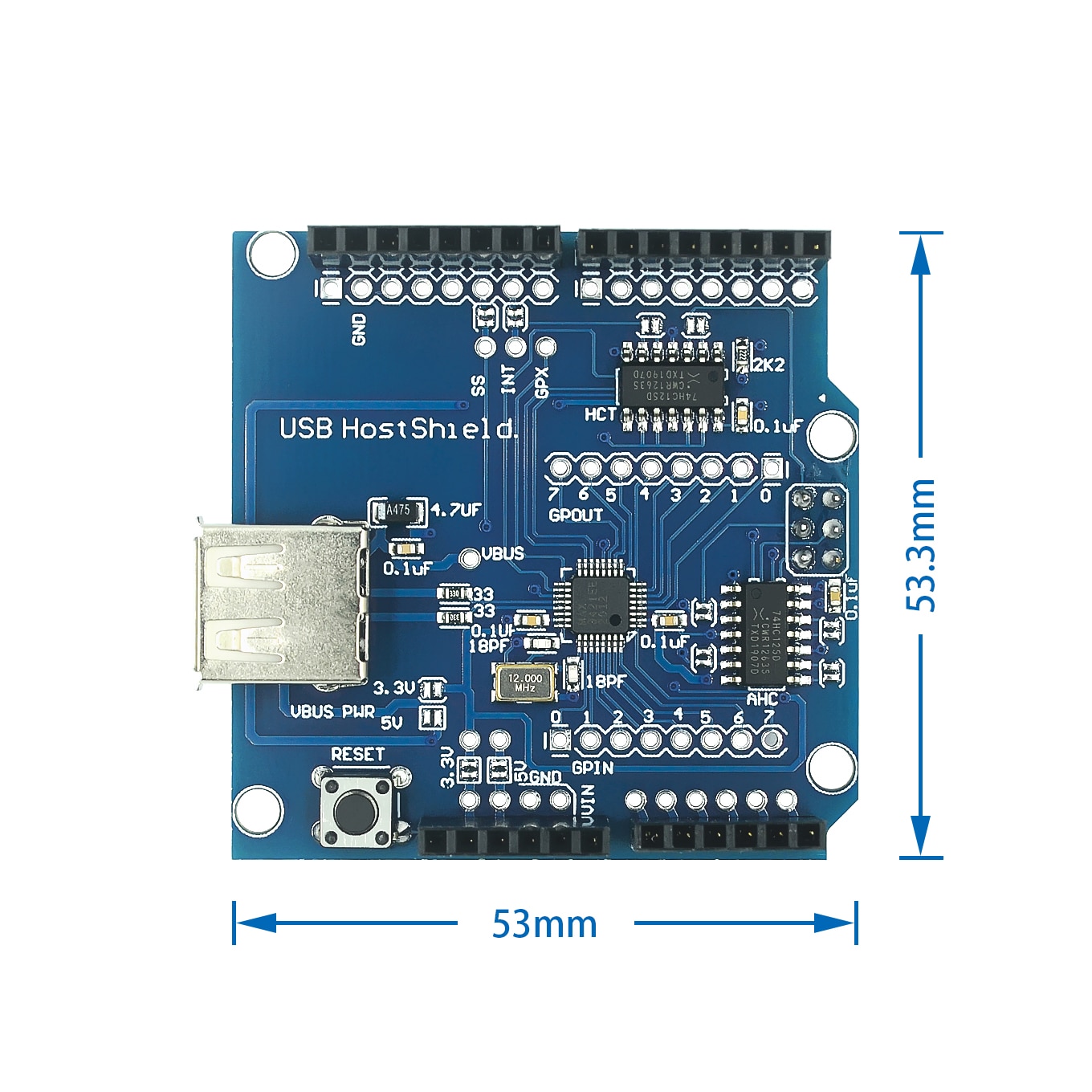 Mạch Modun Usb 2.0 Cho Arduino Uno Mega Adk