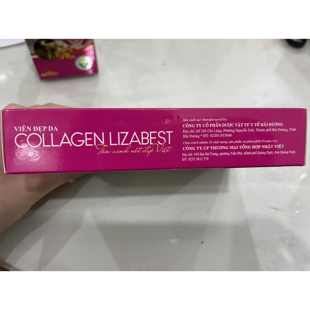 [TRẮNG MỊN HƠN ]Collagen Lizabest viên uống colagen đẹp da, trắng da an toàn, tự nhiên, chống lão hóa, giảm nếp nhăn | BigBuy360 - bigbuy360.vn