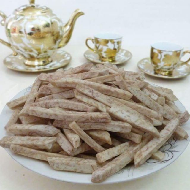 Khoai môn sấy Tề Hùng hàng nguyên giòn ngon 500gr