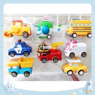 ĐỒ CHƠI MÔ HÌNH 08 XE CHẠY TRỚN MINI ROBOCAR POLI - NO.P5 - KÈM ẢNH THẬT!