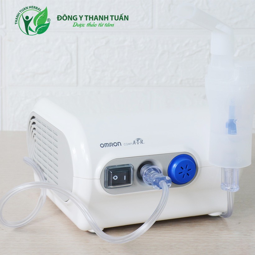 Máy xông mũi họng Omron NE-C28 (khí dung NE-C28 Công nghệ Van Ảo mới nhất tránh lãng phí thuốc) | ThanhTuanMedical