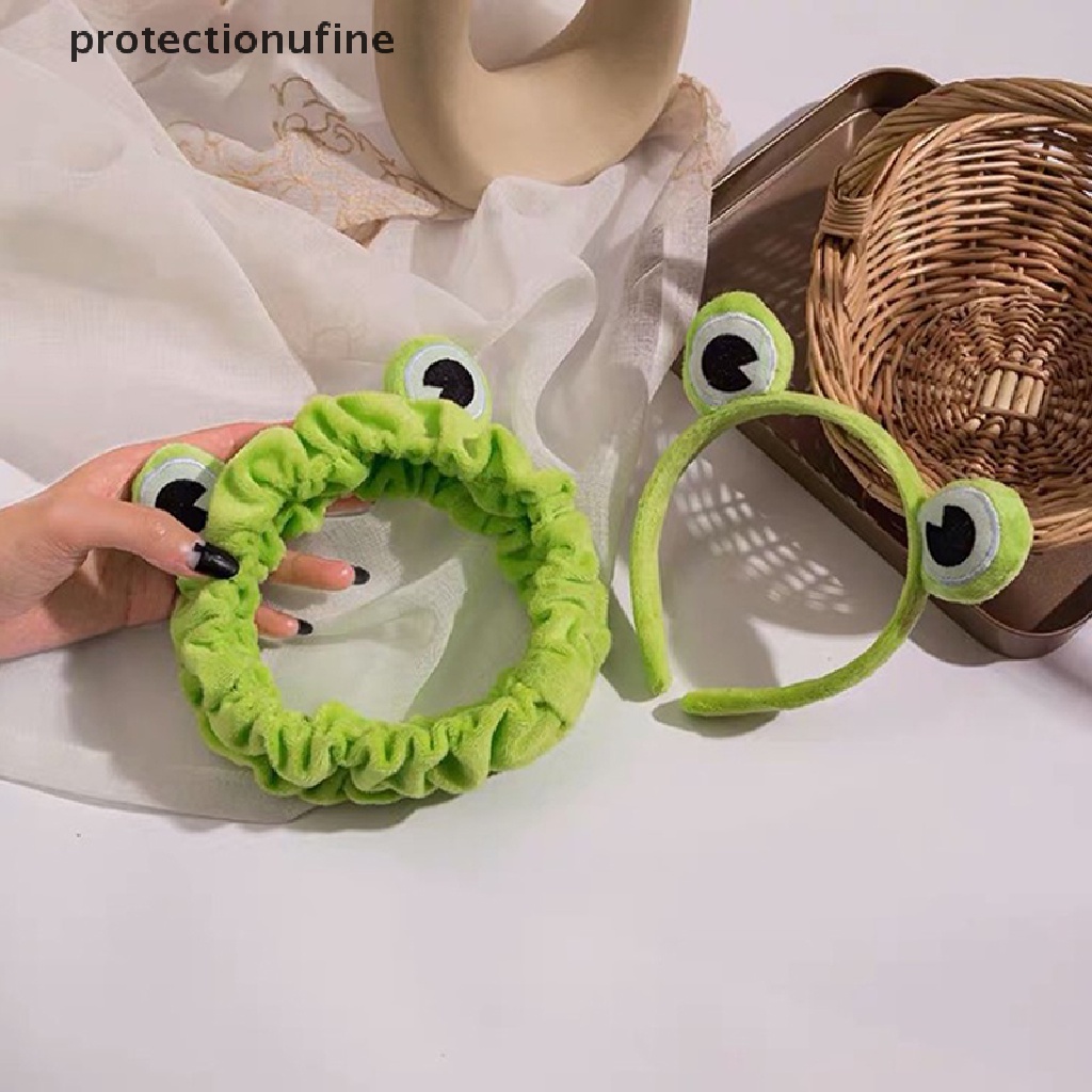 1 Băng Đô Trang Điểm Co Giãn Hình Ếch Vui Nhộn Dễ Thương PR3VN