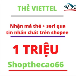 Mã Thẻ cào viettel 1 triệu