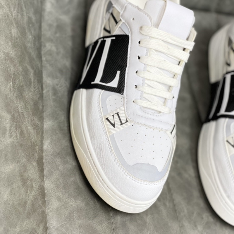 Giày thể thao nam buộc dây . Giày VLTN nam đen, trắng da cao cấp kèm hộp BD-183