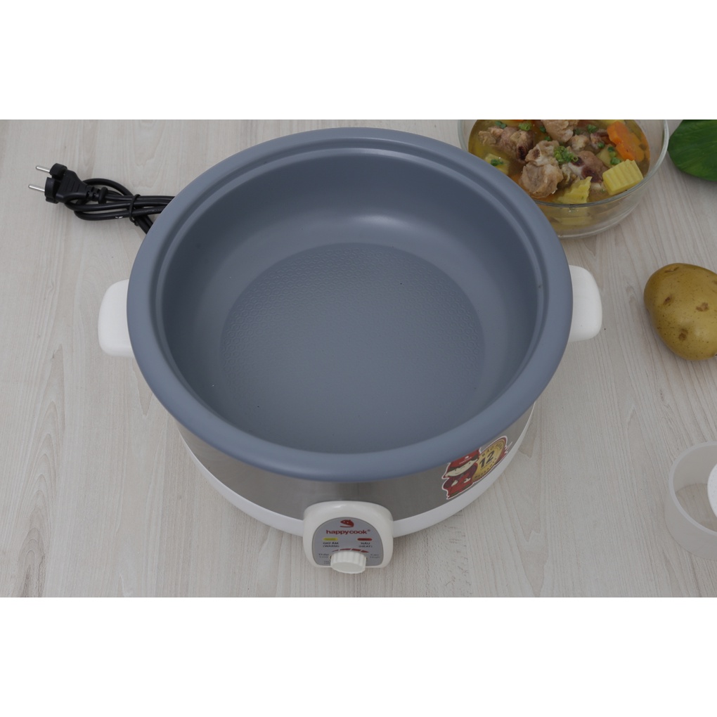 [Mã ELHADEV giảm 4% đơn 300K] Nồi lẩu điện Happycook HCHP-350ST 3.5 lít