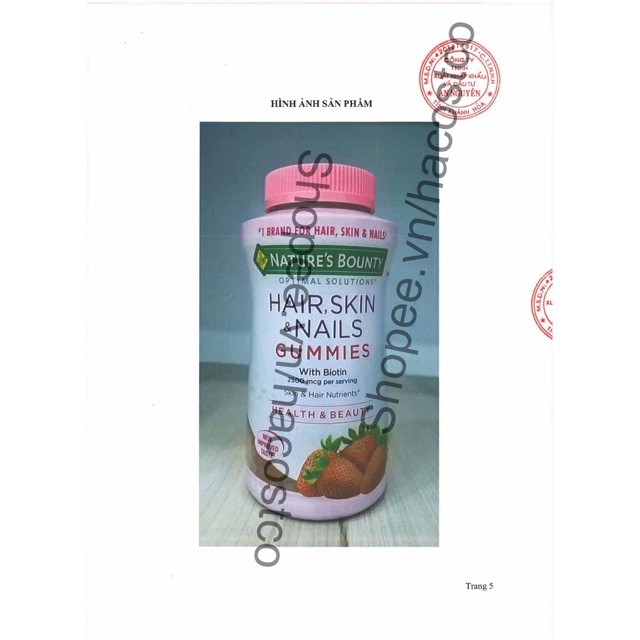 [HÀNG SẴN] Kẹo giúp đẹp da, mọc tóc, chắc móng Nature's Bounty Hair, Skin & Nails Gummies with Biotin | BigBuy360 - bigbuy360.vn