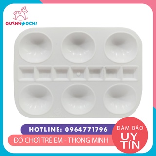 Khay pha màu chữ nhật 6 lỗ