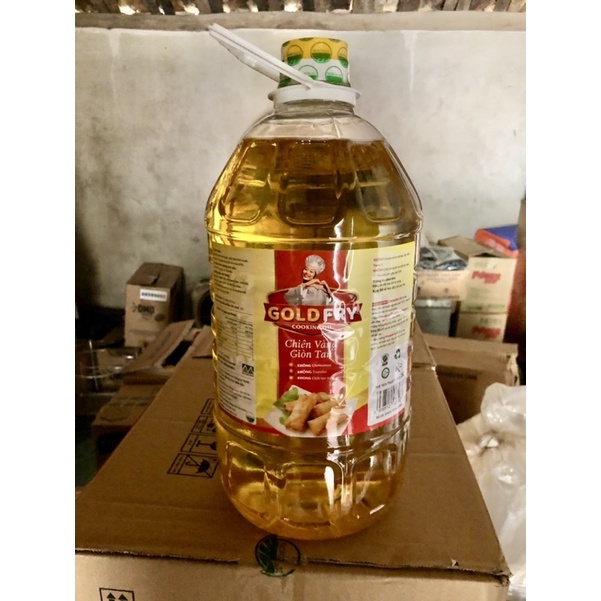 Dầu ăn thực vật goldfry can 5L