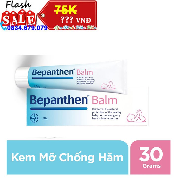 KEM MỠ CHỐNG HĂM BEPANTHEN BALM 30G