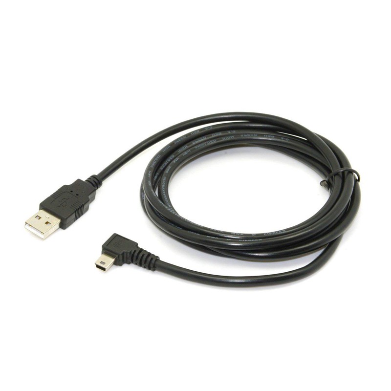 Dây cáp dữ liệu 1.8m Mini USB Type B 5 chấu đực 90 độ sang USB cái 2.0