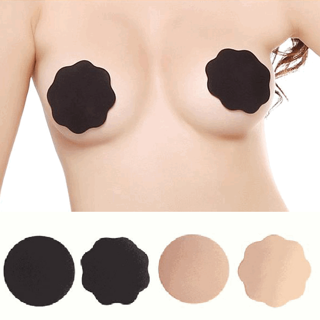 U-sweety Vỏ Bọc Núm Vú Vô Hình Tái Sử Dụng Được Hai Hình Dạng NuBra Cho