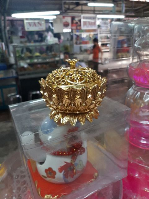 Lư đốt trầm hộp kim mini | BigBuy360 - bigbuy360.vn