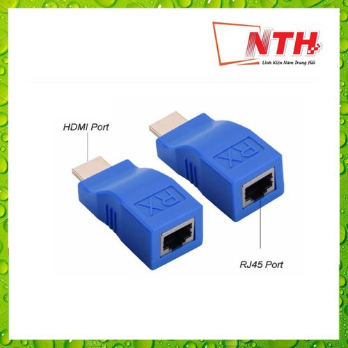 [Mã ELHACE giảm 4% đơn 300K] HD Extender 30M (Nối Dài HDMI bằng Dây LAN )