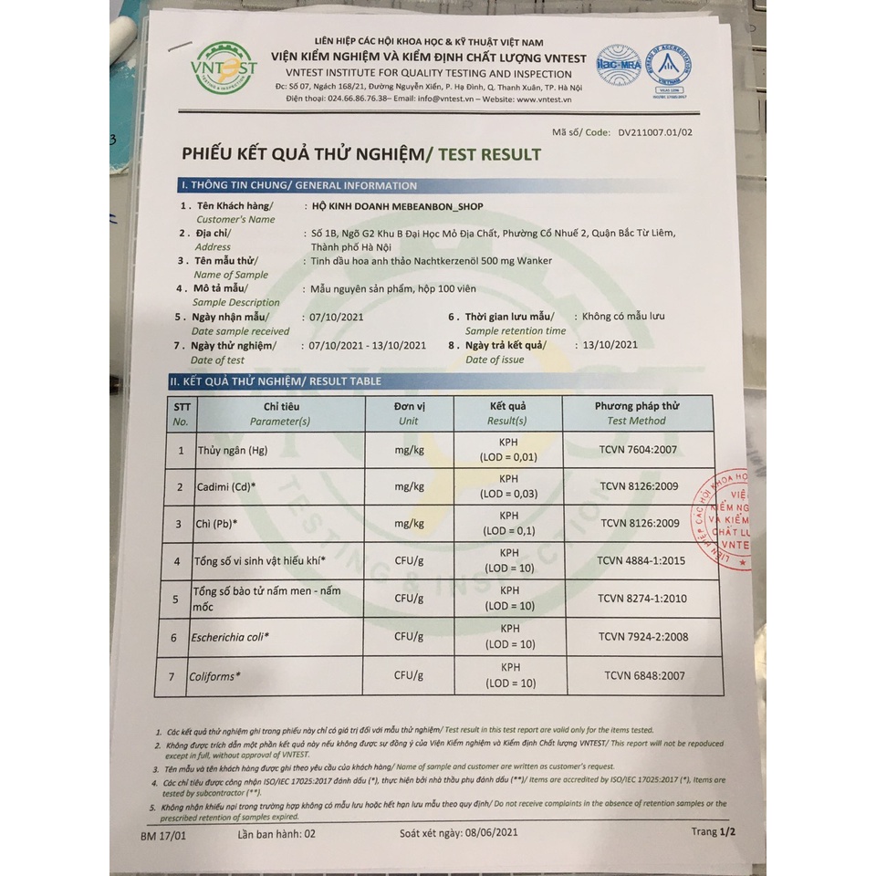 Tinh Dầu Hoa Anh Thảo Đức Warnke Nachtkerzenol 500mg 100 viên giúp làm đẹp da tóc cân bằng nội tiết tốt cho tim mạch