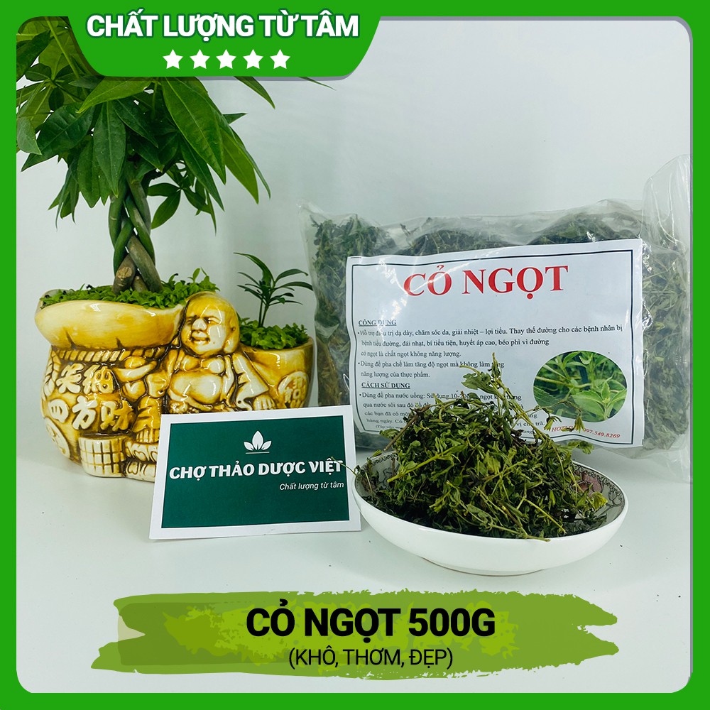 [Gía Sỉ] 500gr Cỏ Ngọt (Khô, Thơm, Đẹp)