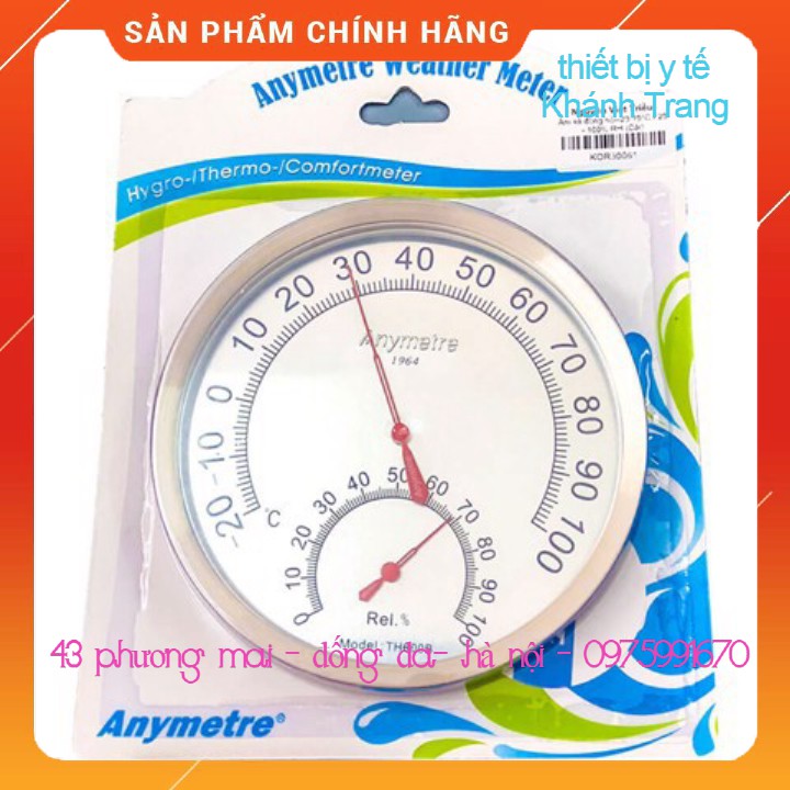 (Giá sỉ) Nhiệt Ẩm Kế Treo Tường Anymetre TH600B