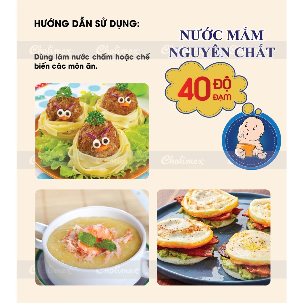 Nước Mắm Nguyên Chất 40 Độ Đạm 150ml