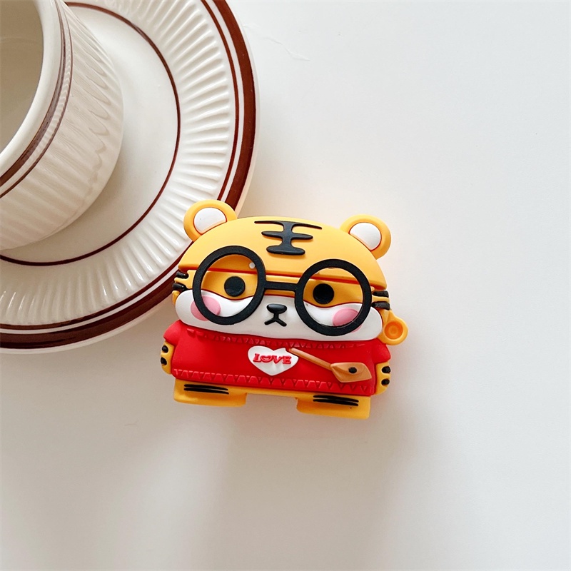 Vỏ Bảo Vệ Hộp Sạc Tai Nghe AirPods 3 3Rds 2021 Bằng Silicon Hình SpongeBob Dễ Thương