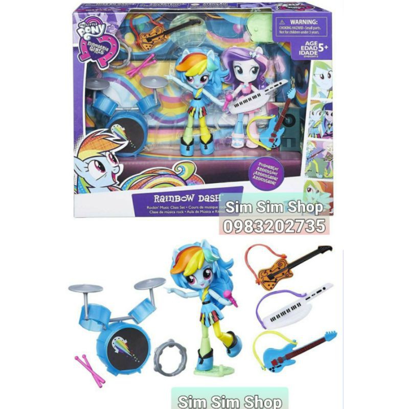 Bộ Pony Rainbow Dash lớp học nhạc vui nhộn