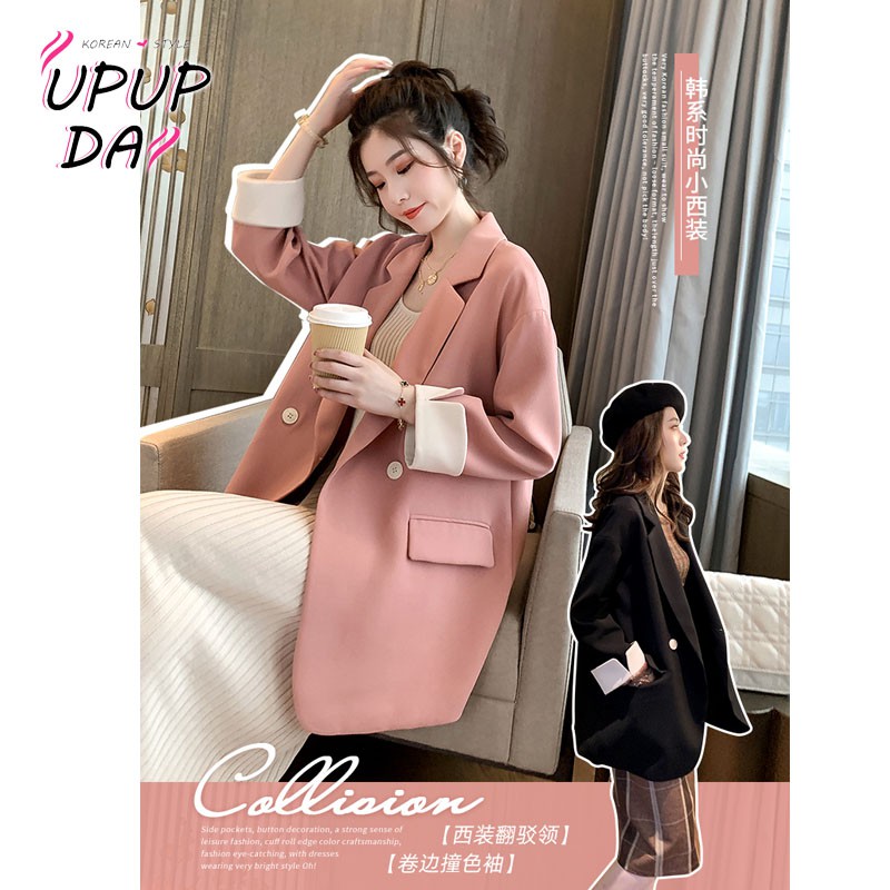 Áo Khoác Blazer Thời Trang Thanh Lịch Cho Nữ👗👗Áo Khoác Nữ Kiểu Dáng Trẻ Trung Năng Động📣📣Áo Khoác Vest Dáng Rộng Phối Hai Hàng Nút Thời Trang Xuân Thu Hàn Quốc Cho Nữ | BigBuy360 - bigbuy360.vn