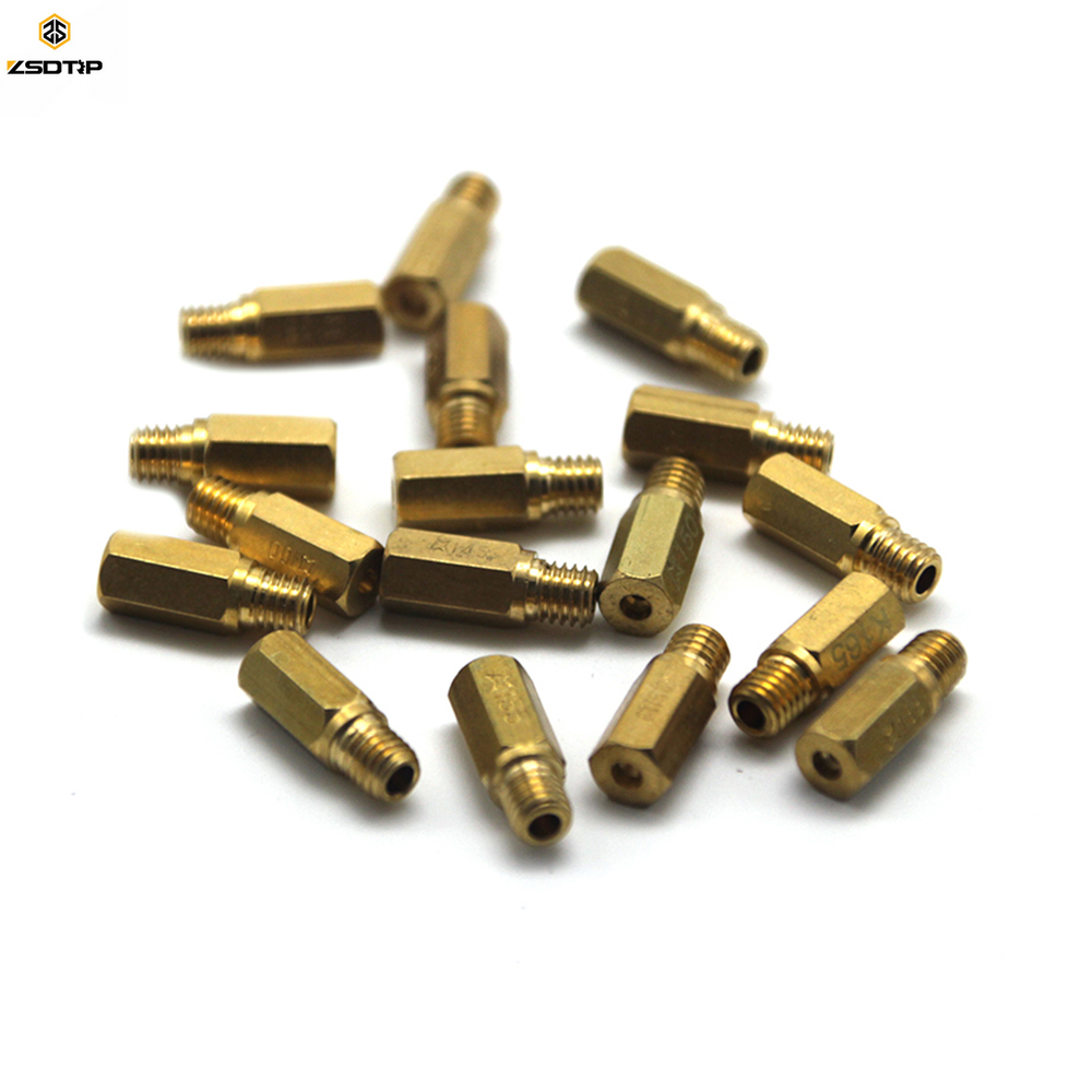 ZSDTRP 10 Bộ Chế Hòa Khí Chính Jet Kit M5 Phản Lực Chính Cho Keihin OKO / KOSO / PWK / BD / CRS / FC