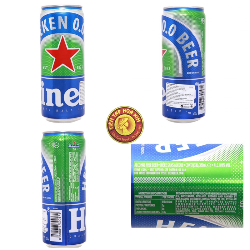 Thùng bia Heineken 24lon x 330ml