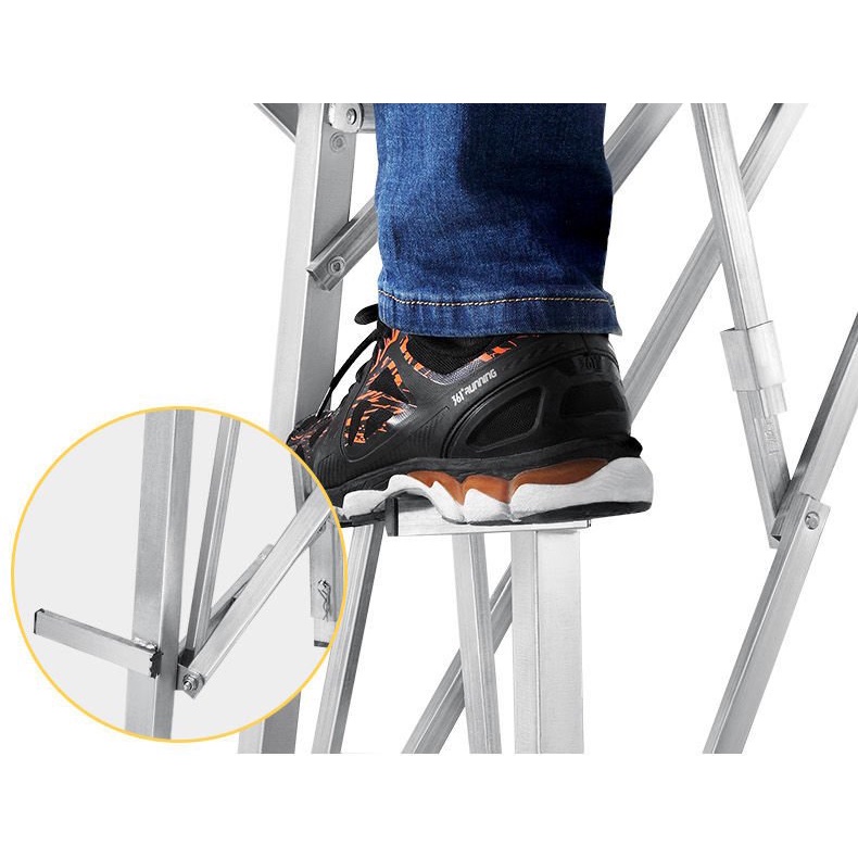 Ghế băng thi công công trình gấp gọn cao 1m2, Giàn giáo công trình gấp gọn