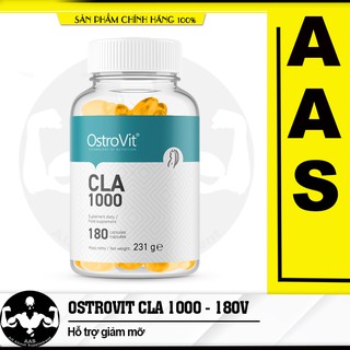 Viên Uống Hỗ Trợ Đốt Mỡ OSTROVIT CLA 1000 - 180 servings - Từ Ba Lan