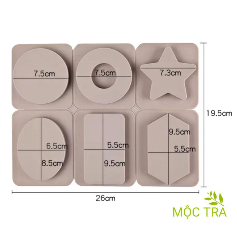 KHUÔN SILICON LÀM SÁP THƠM TREO TƯỜNG