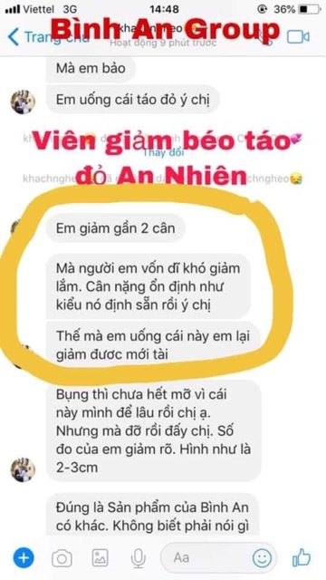 viên giảm béo táo đỏ an nhiên