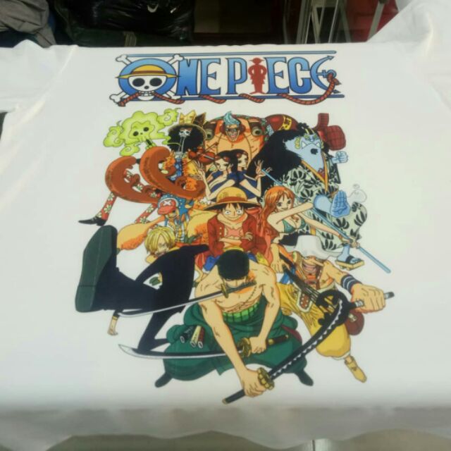 ÁO THUN ONE PIECE LUFFY NGUYÊN NHÓM ĐỦ SIZE VẢI THÁI S205