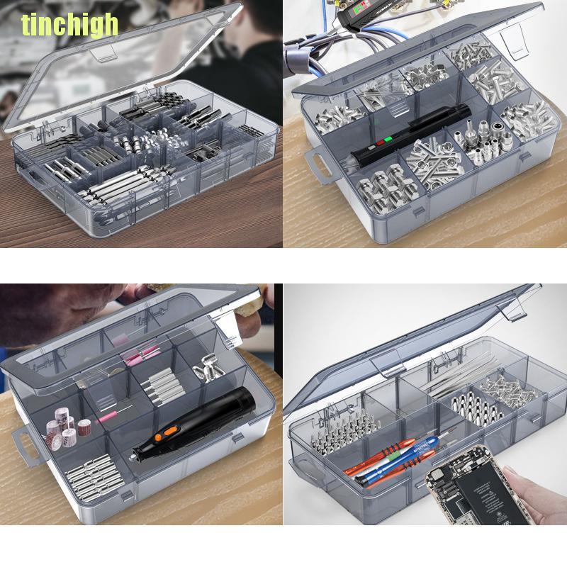 Hộp Nhựa Trong Suốt Đựng Linh Kiện Điện Tử