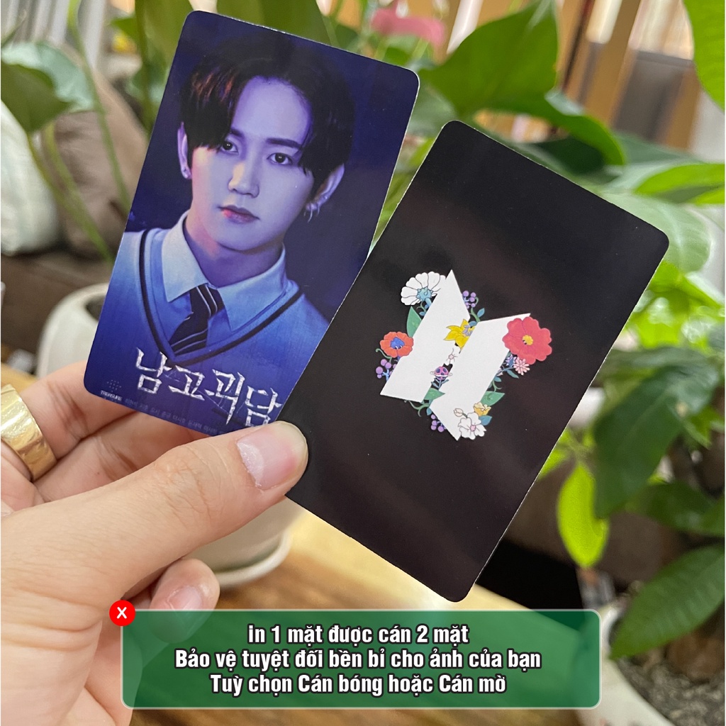 In combo 10 card bo góc không phai không nhòe màu size 9x5.5 ảnh theo yêu cầu