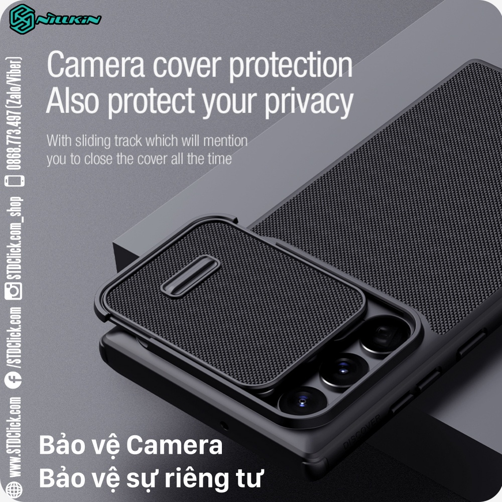 ỐP LƯNG SAMSUNG GALAXY S22 ULTRA 5G NILLKIN TEXTURED S NYLON FIBER BẢO VỆ CAMERA CHÍNH HÃNG HÀNG CHUẨN