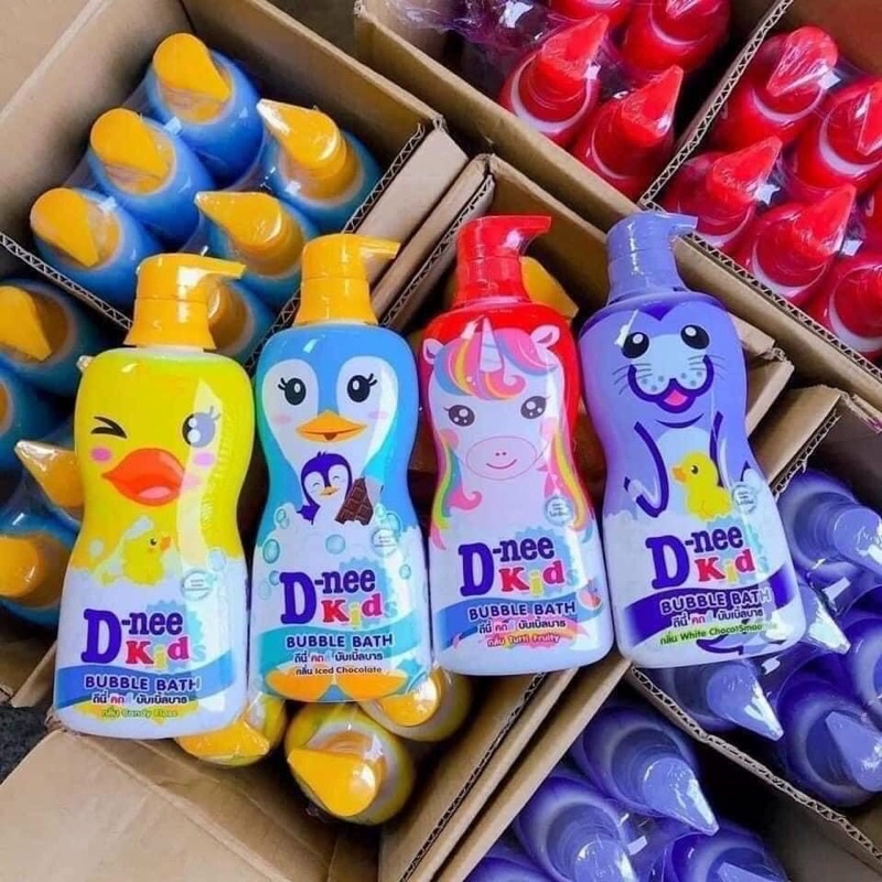 Sữa Tắm Gội toàn thân dành cho trẻ em Dnee hình thú HNK Thái Lan