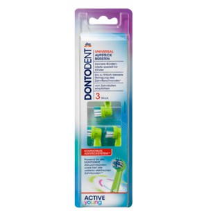 Đầu Bàn Chải Máy Dontodent Active Young, Vỉ 3