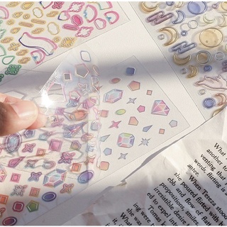 🌿Sticker hình dán trang trí mạ kim