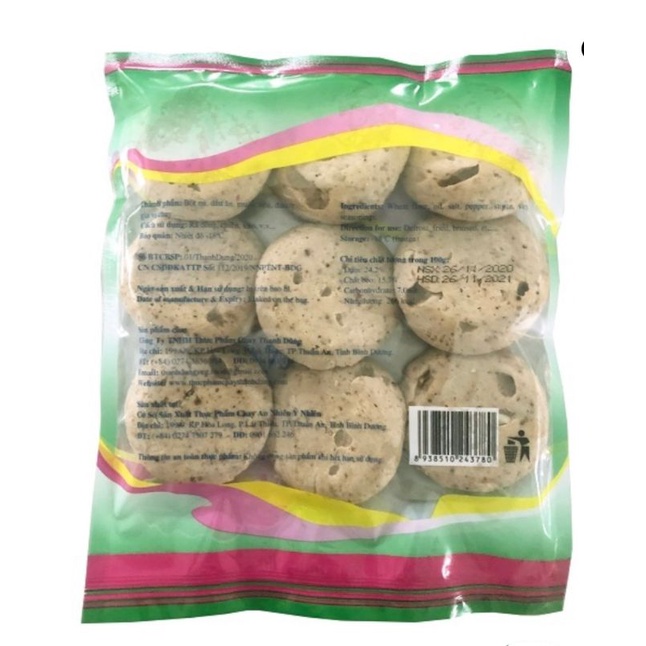 🍀 Vegan - Chả Chén Thuần Chay Thanh Dũng / Vegan "Cha Chen" 500gr  - giao hỏa tốc Hồ Chí Minh